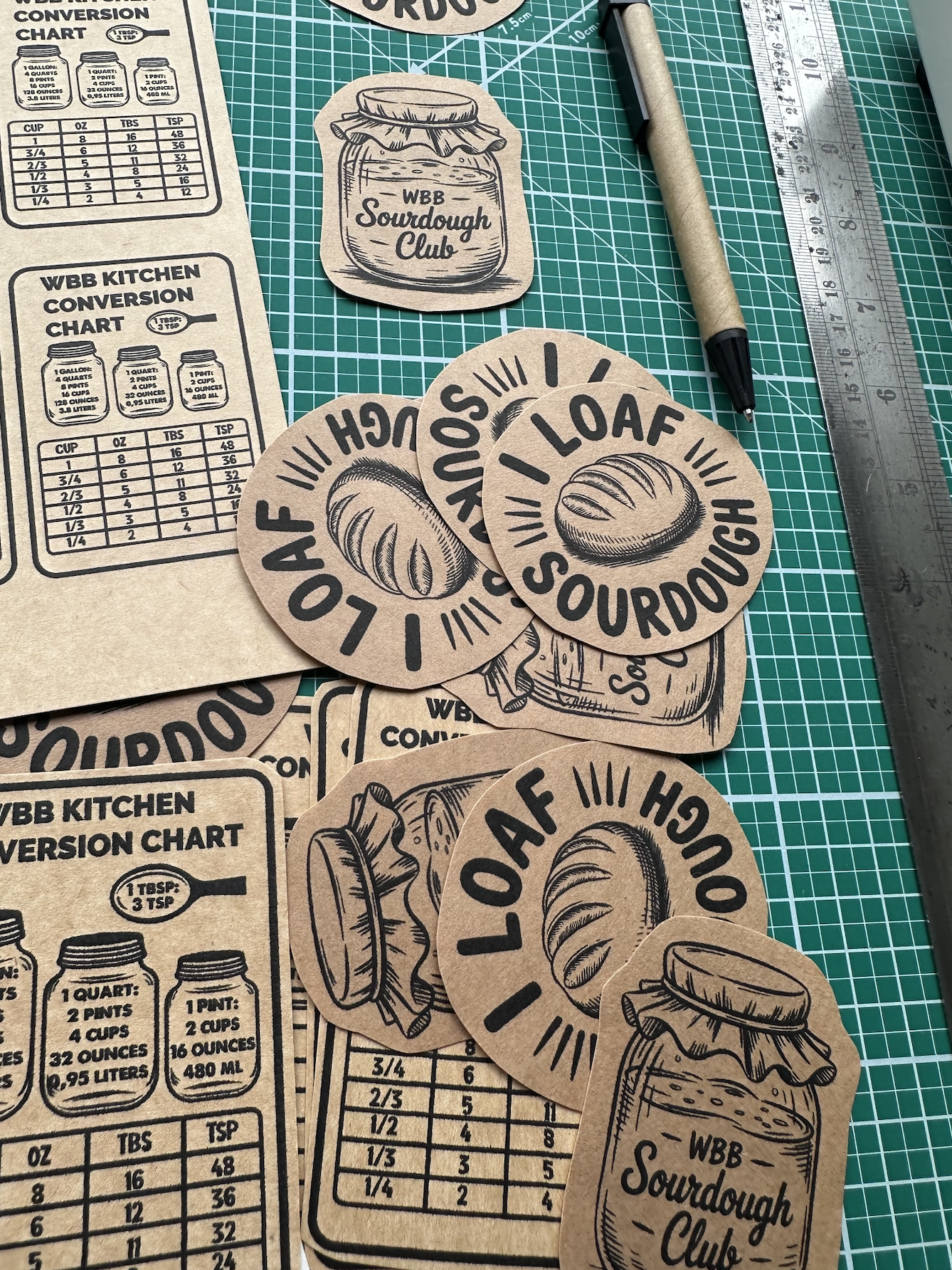 recipe subscription by letter mail from wild bluebell homestead featuring collectible monthly recipe cards handmade in canada on recycled archival cardstock 6